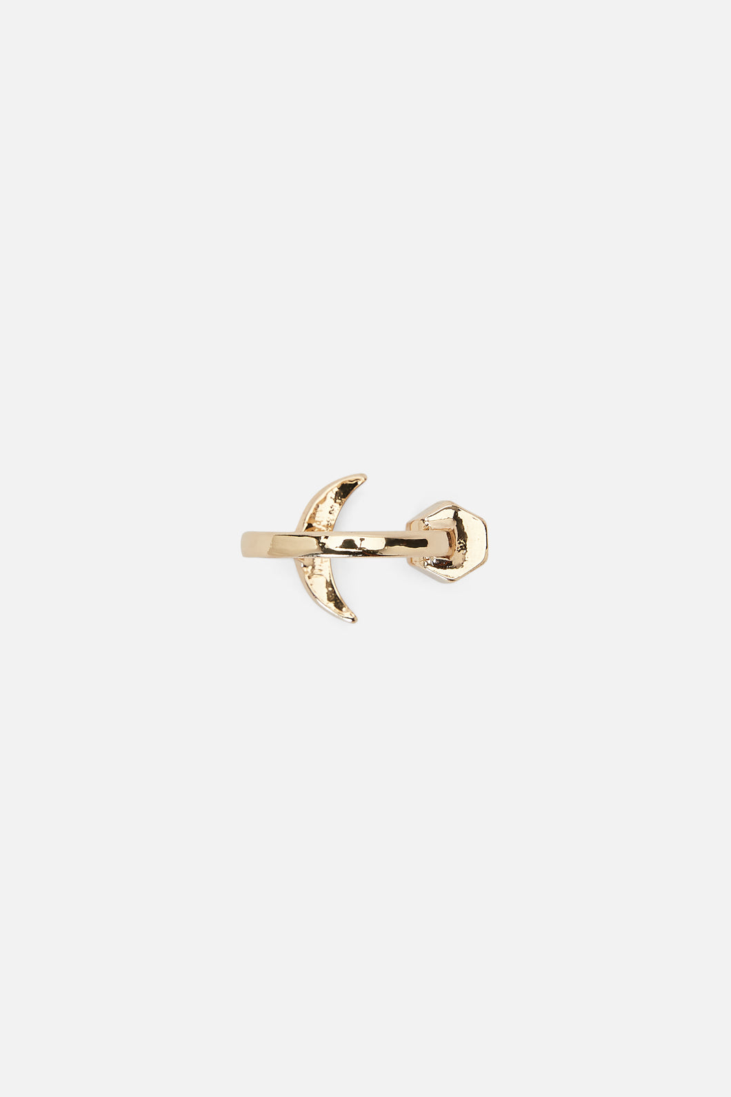 Dangerfield - Crystal Moon Ring - gold