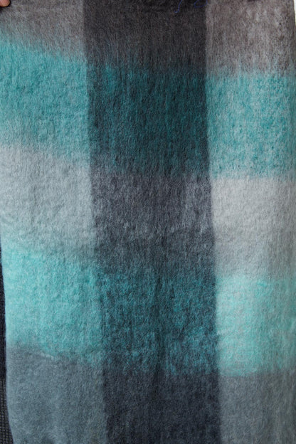 Dangerfield - Check Soft Scarf - teal