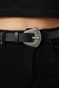 Dangerfield - Fancy Buckle Belt - black