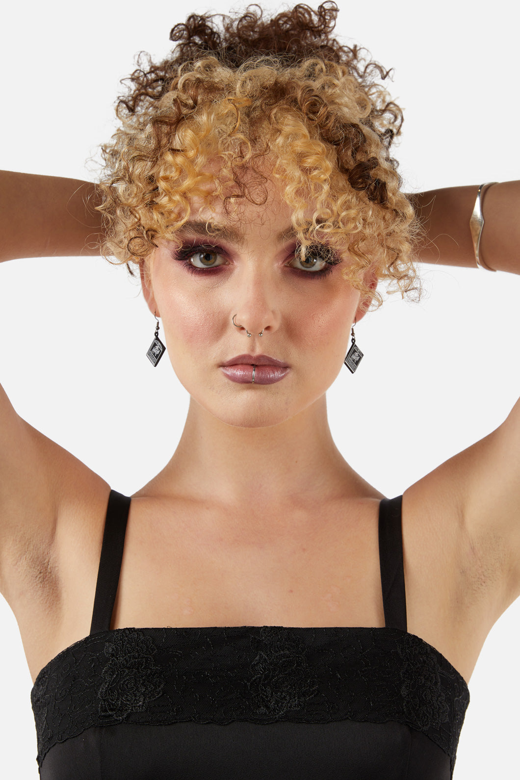 Dangerfield - Til Death Book Earrings - black