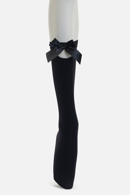 Dangerfield - Bow Long Socks - black