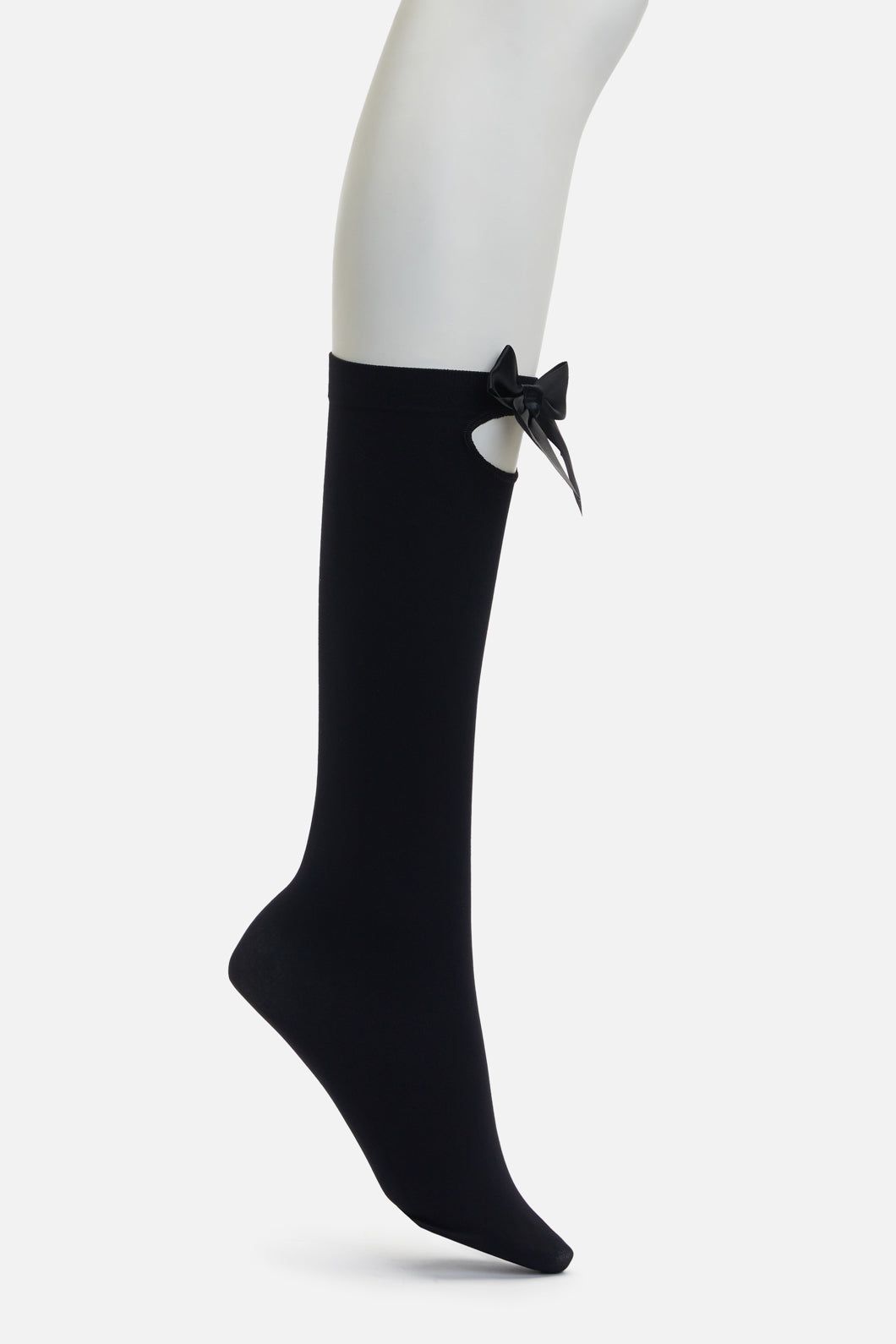 Dangerfield - Bow Long Socks - black