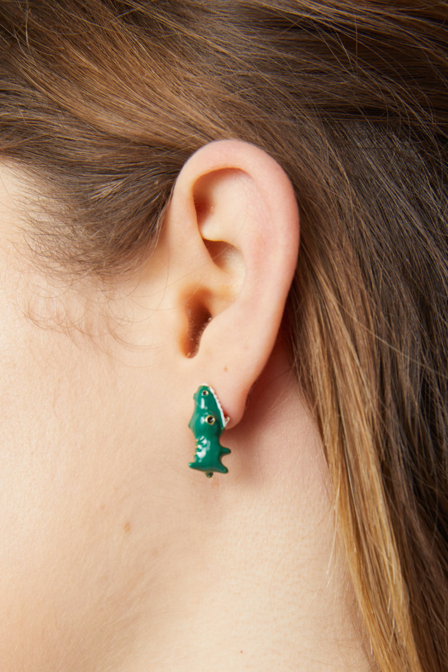 Biting Croc Earring Dangerfield