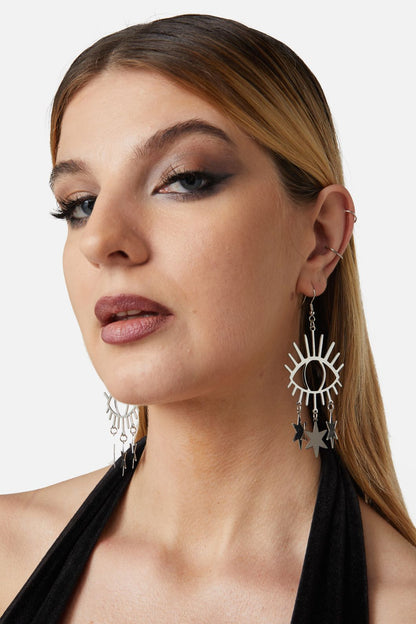 Dangerfield - All Seeing Eye Earrings - silver