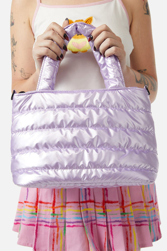 Dangerfield - Puff Nylon Tote - lilac