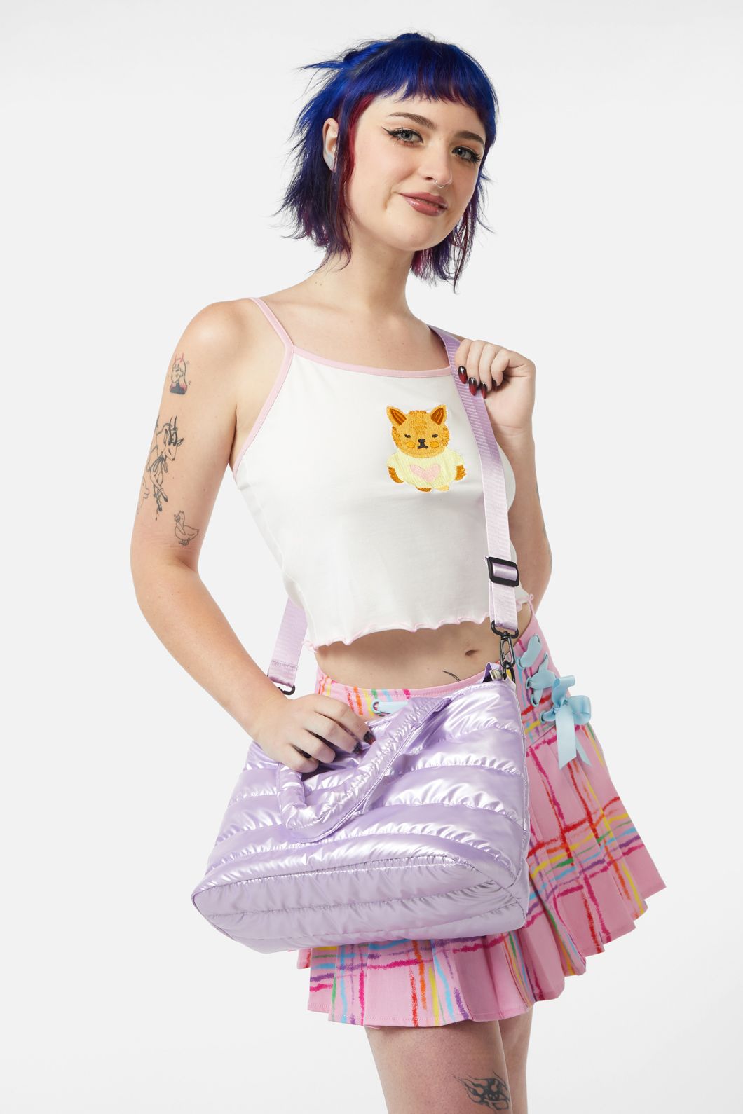Dangerfield - Puff Nylon Tote - lilac