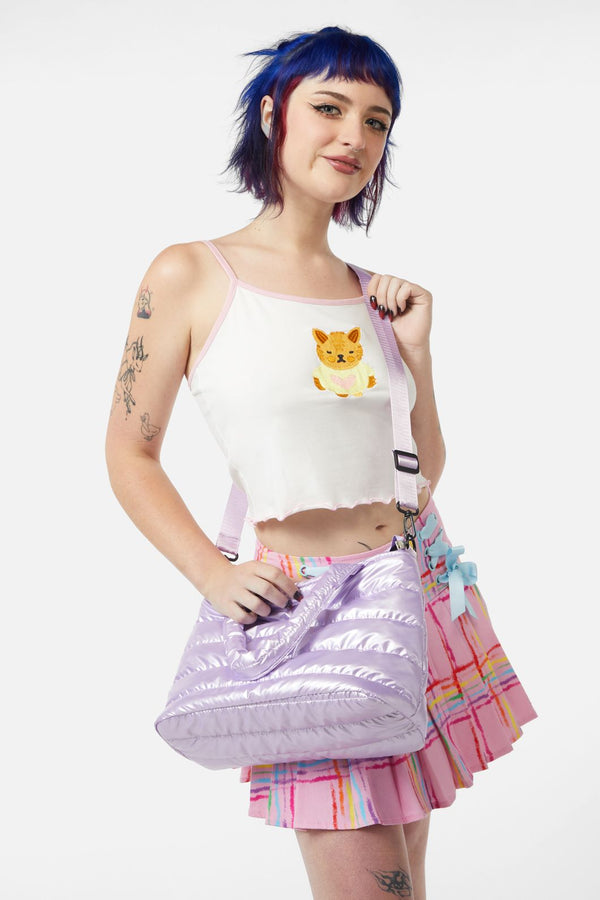 Dangerfield - Puff Nylon Tote - lilac