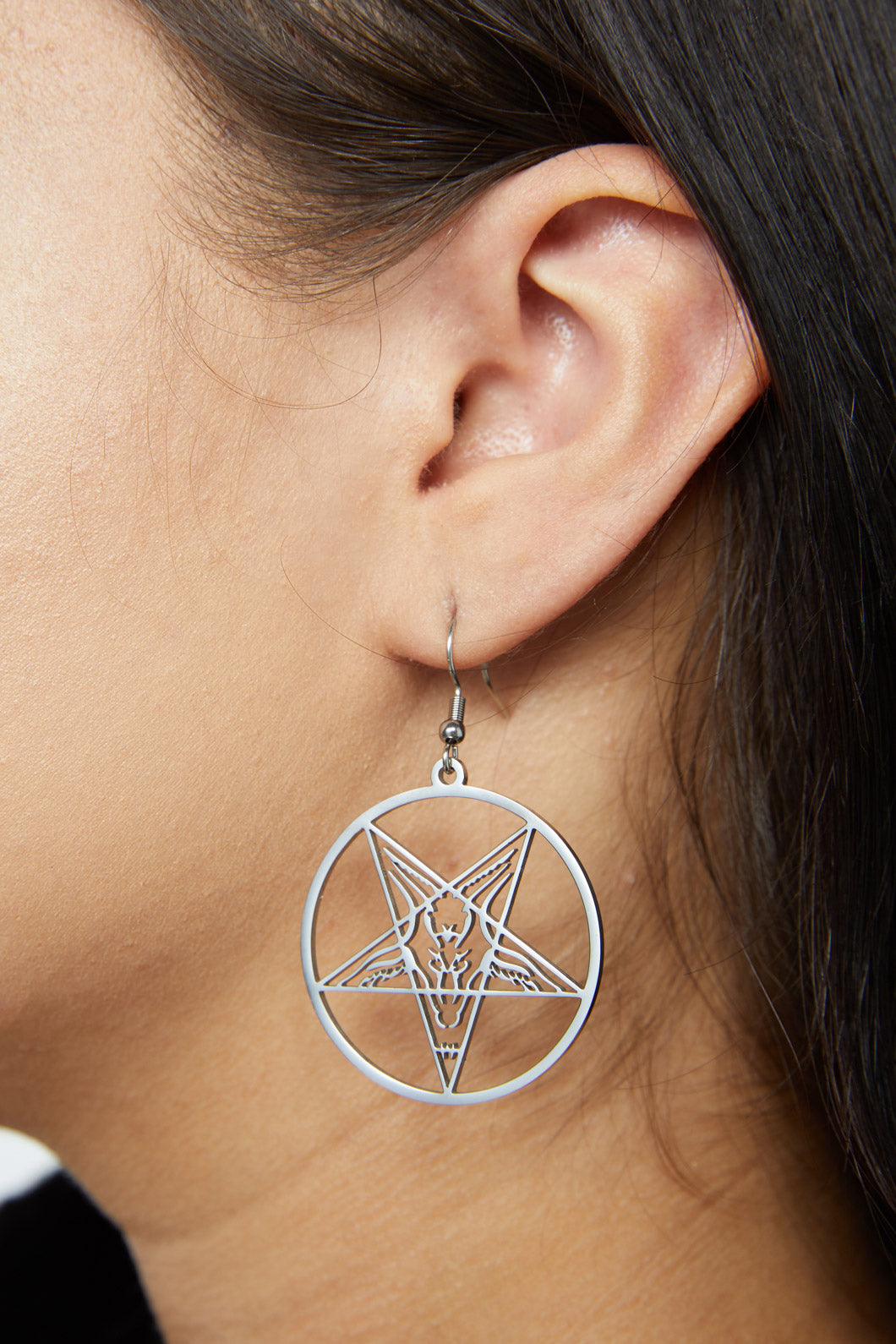 Dangerfield - Pentagram Earrings - silver