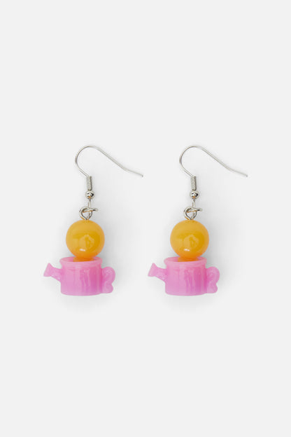 Dangerfield - Watering Can Duck Earrings - multi
