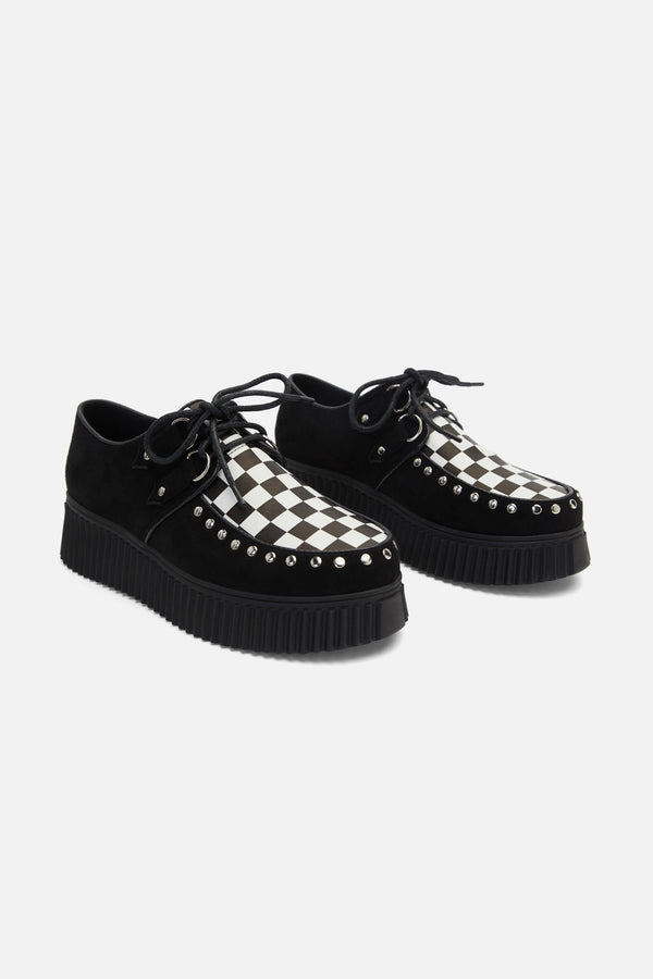 Dangerfield - Check Creepers - black