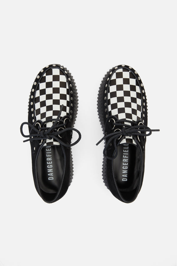 Dangerfield - Check Creepers - black