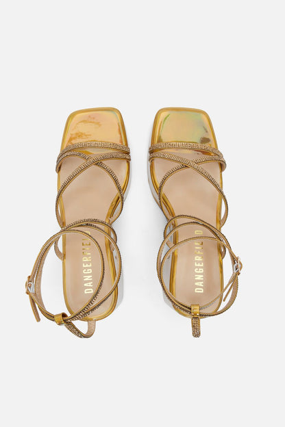 Dangerfield - Holo Sparkle Heel - gold