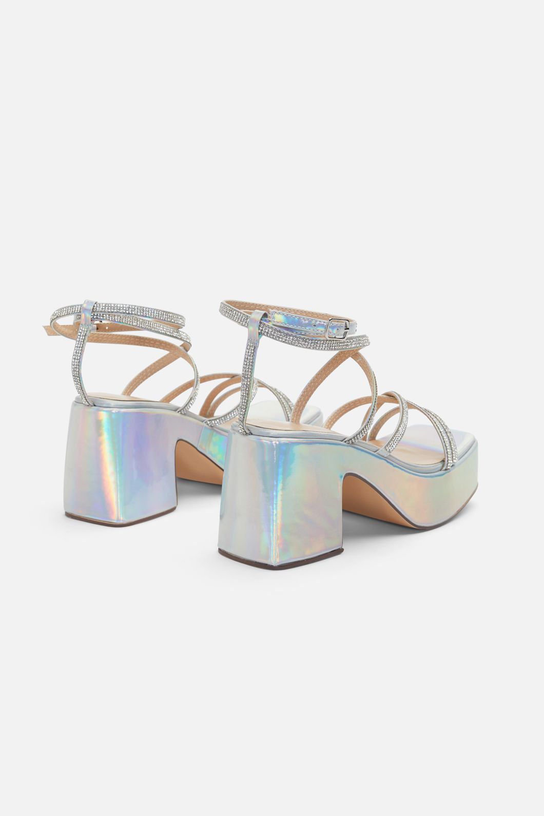 Dangerfield - Holo Sparkle Heel - silver