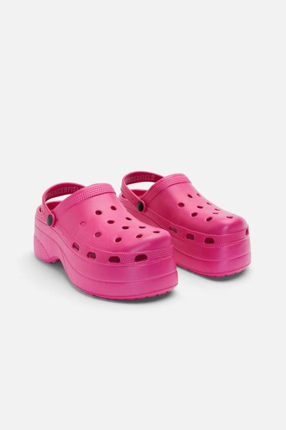 Dangerfield - Platform Slip On - hot-pink
