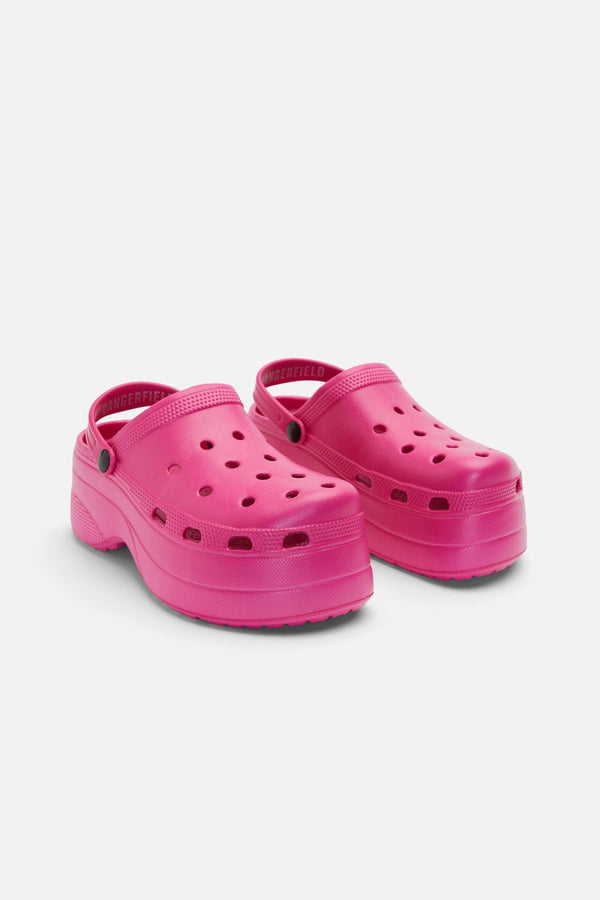 Dangerfield - Platform Slip On - hot-pink