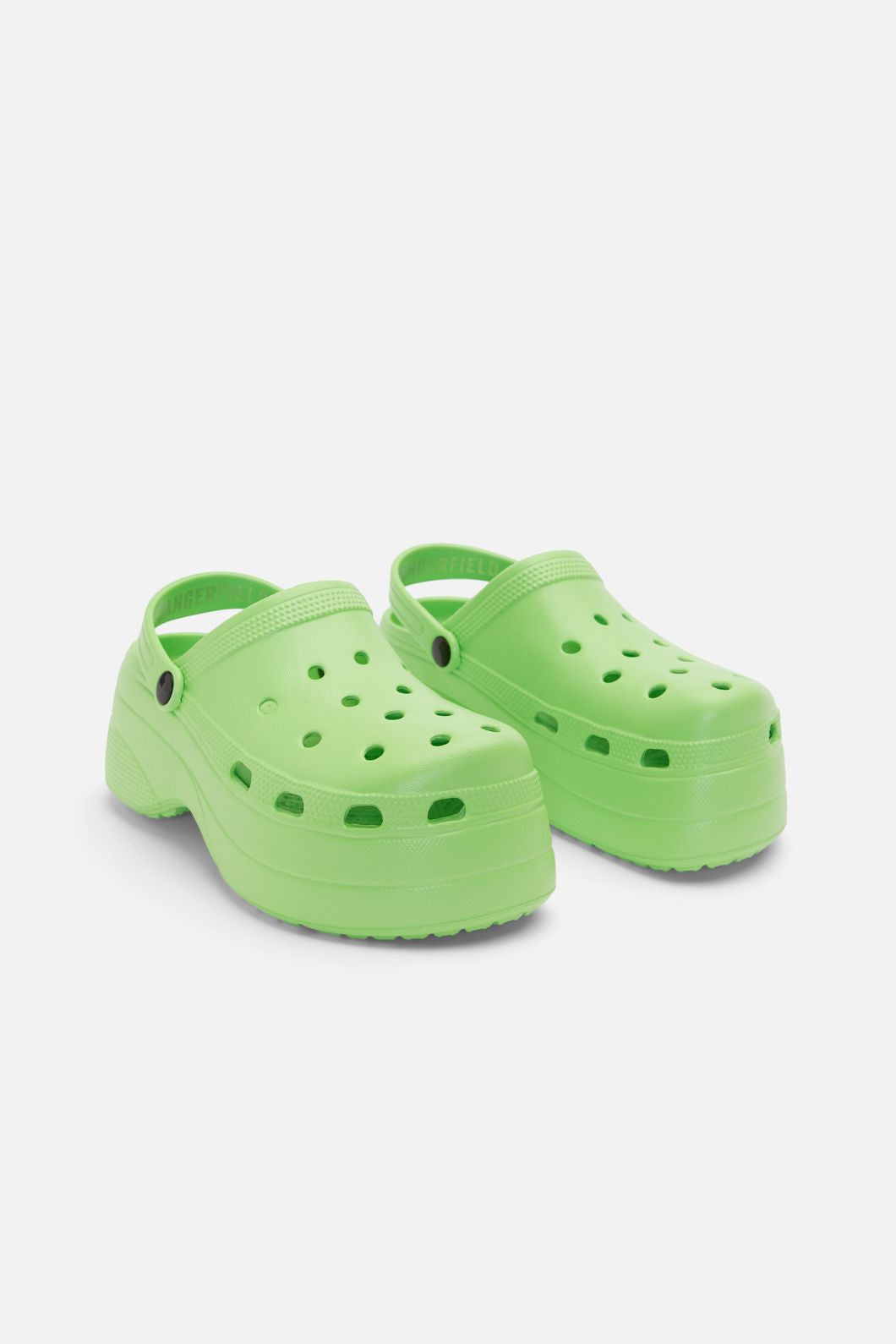 Dangerfield - Platform Slip On - green