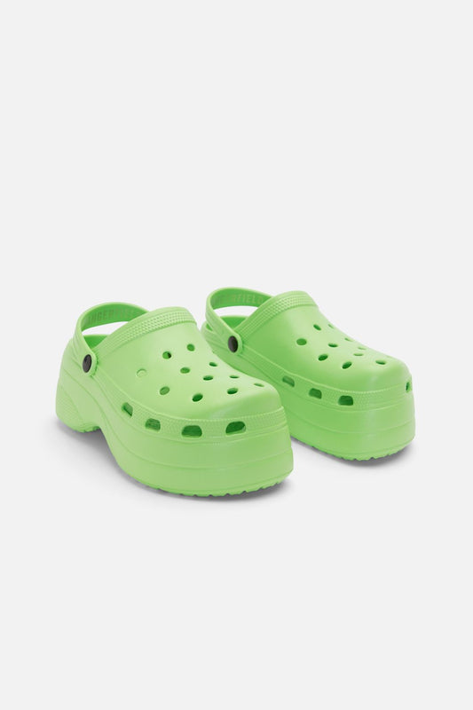 Dangerfield - Platform Slip On - green