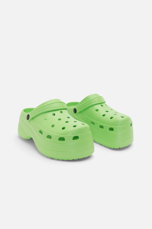 Dangerfield - Platform Slip On - green