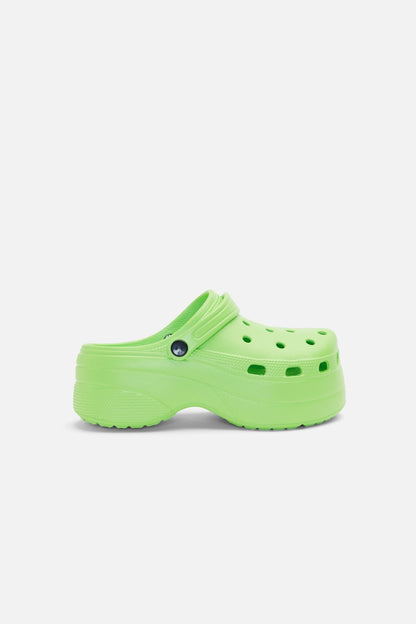 Dangerfield - Platform Slip On - green