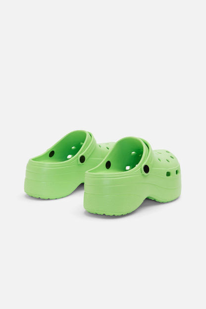Dangerfield - Platform Slip On - green