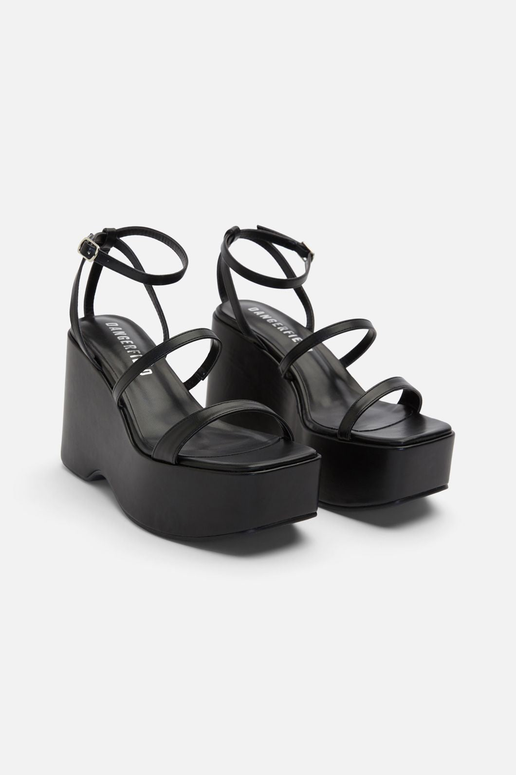 Dangerfield - Platform Strappy Heel - black