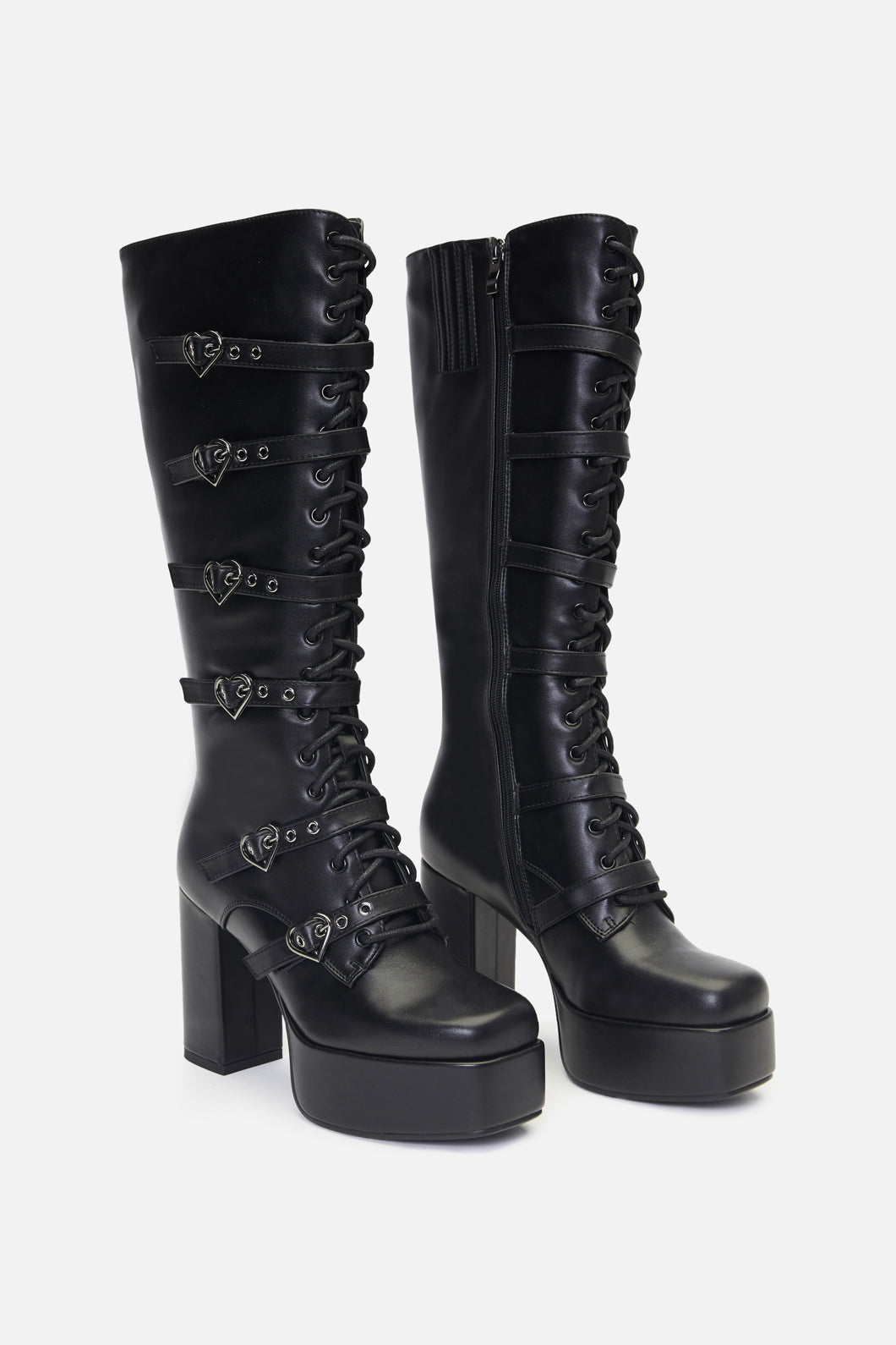 Knee Heart Buckle Boot Dangerfield