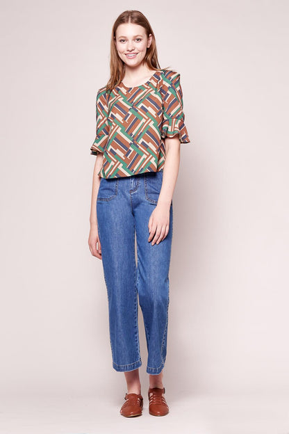 Princess Highway - Bianca Top - green