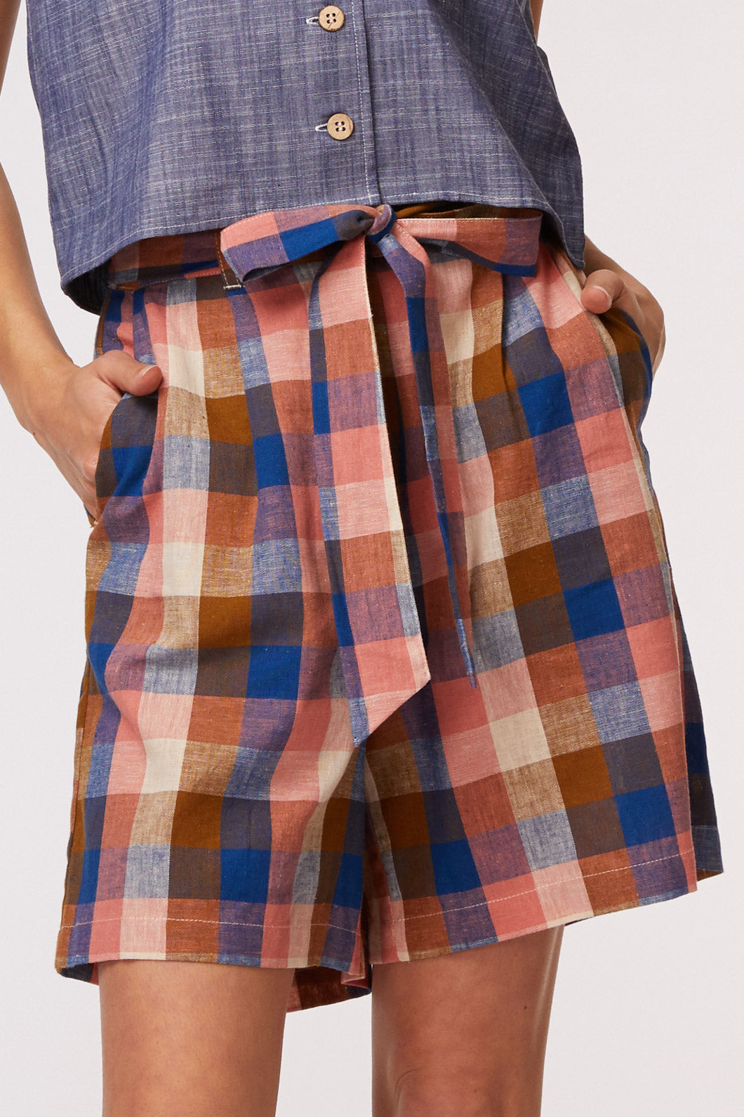 Princess Highway - Iris Shorts - pink-blue