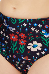 Princess Highway - Garden Creatures Bikini Bottom - navy