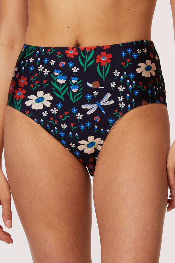 Princess Highway - Garden Creatures Bikini Bottom - navy