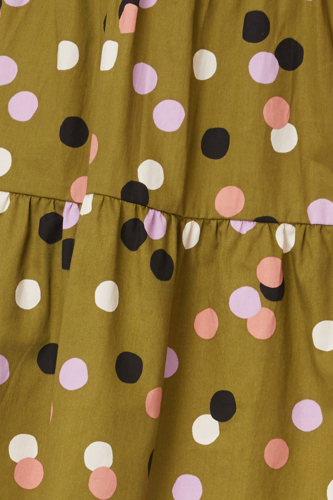 Princess Highway - Nancy Spot Skirt - olive-multi