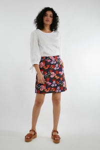 Princess Highway - Flower Pots Skirt - blue