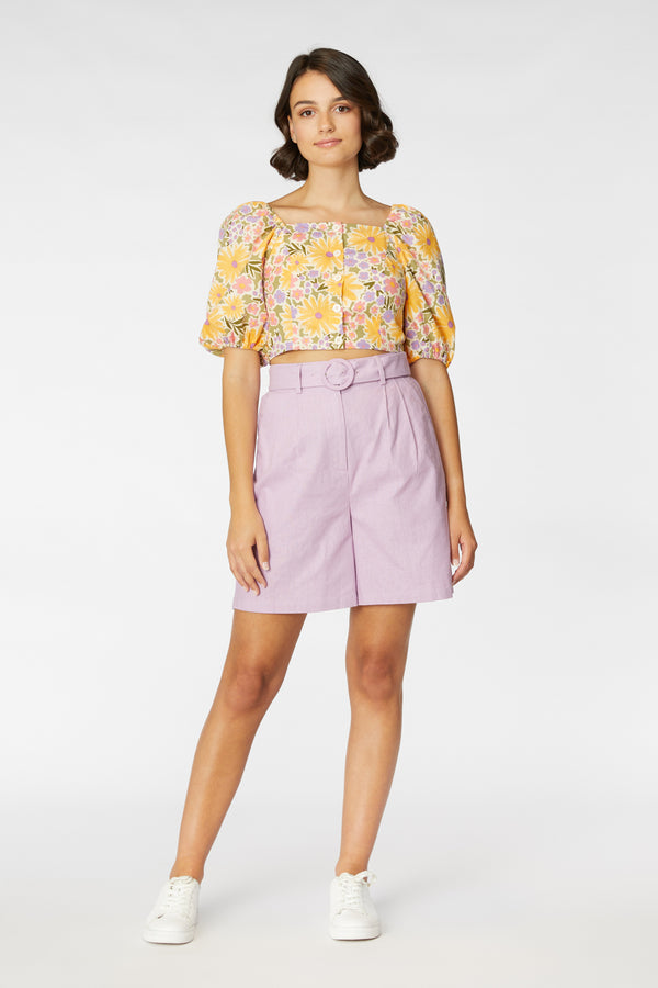 Princess Highway - Magnolia Shorts - lavender