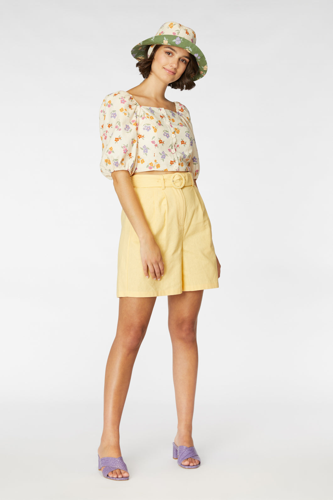 Princess Highway - Magnolia Shorts - lemon
