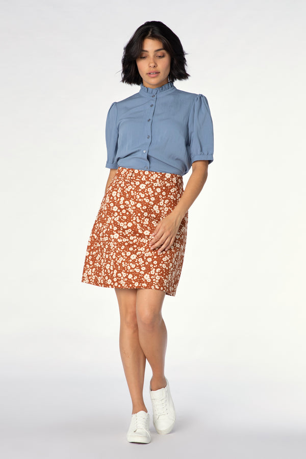 Princess Highway - Clementine Drill Skirt - toffee