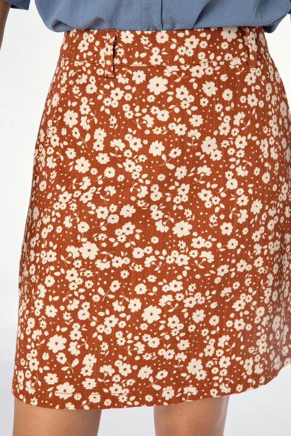 Princess Highway - Clementine Drill Skirt - toffee