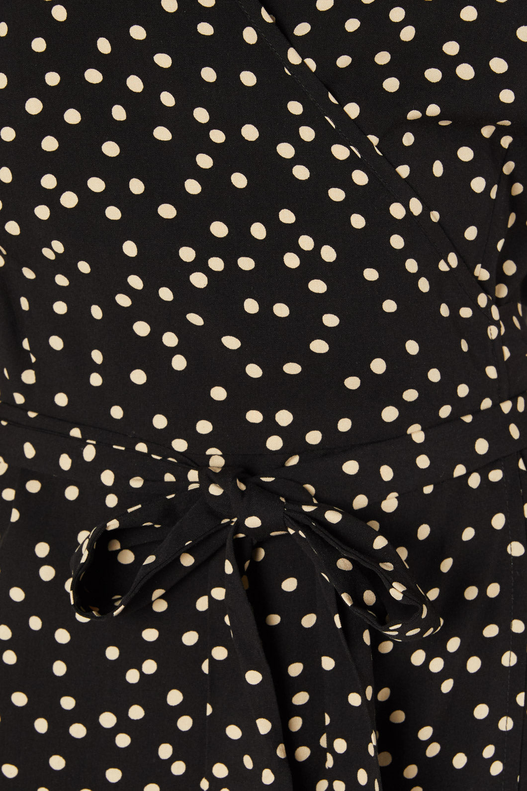 Princess Highway - Olivia Spot Wrap Dress - black