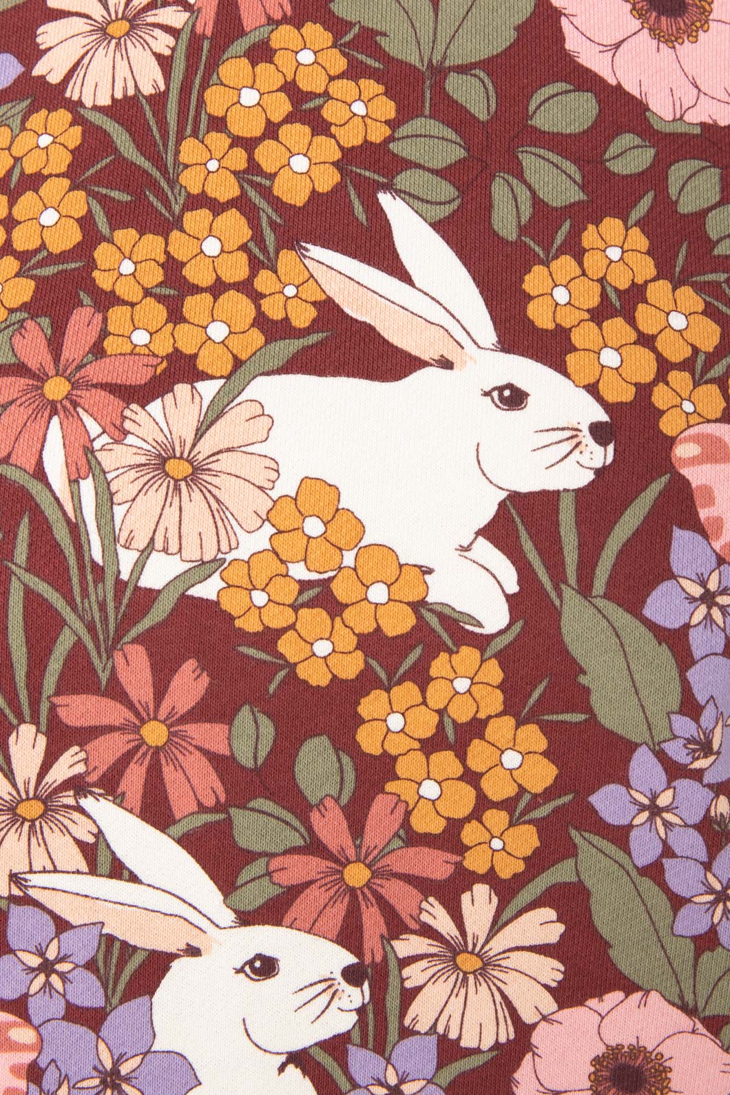 Princess Highway - Garden RabbitCrewSweater - chocolate