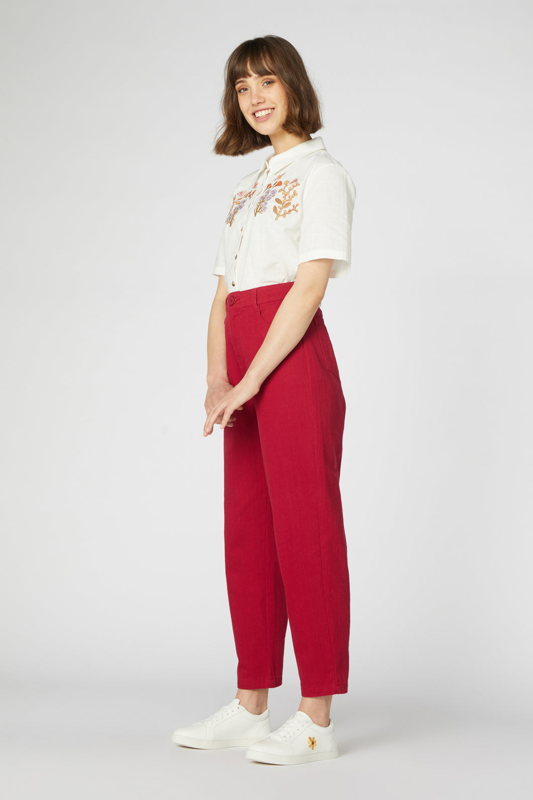Princess Highway - Gracie Pant - red
