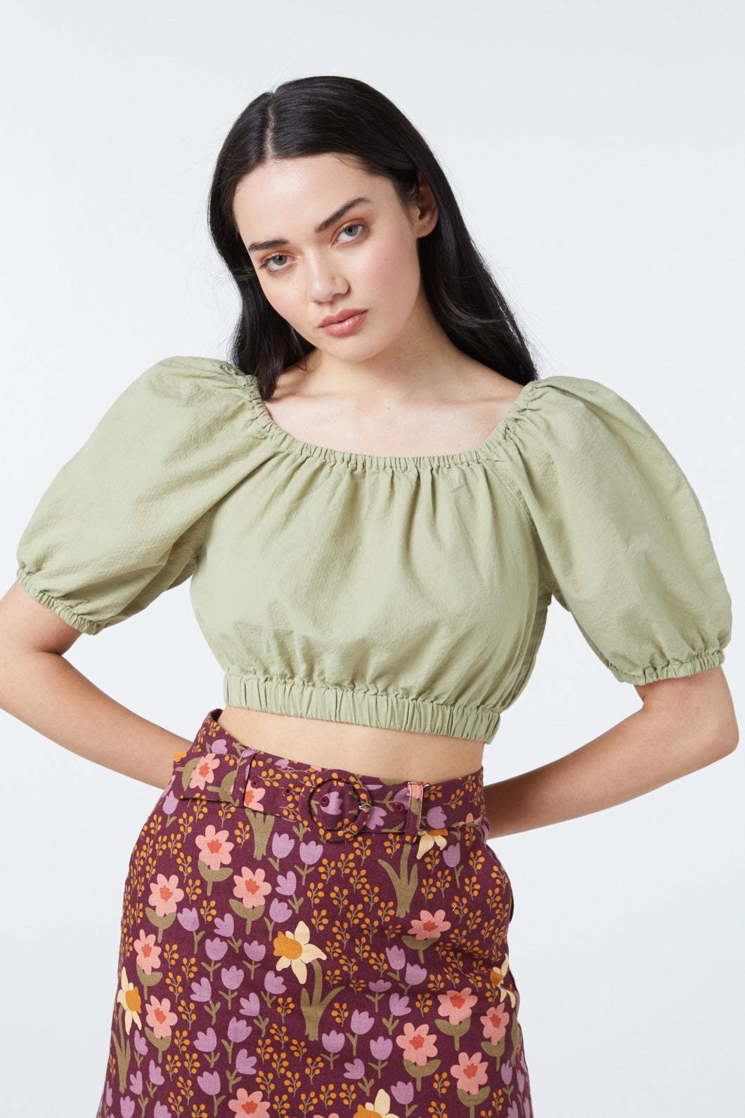 Princess Highway - Simone Crop Top - green