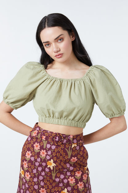Princess Highway - Simone Crop Top - green