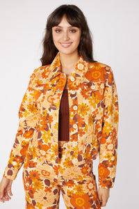 Princess Highway - Twiggy Floral Jacket - gold