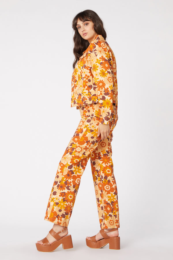 Princess Highway - Twiggy Floral Jacket - gold