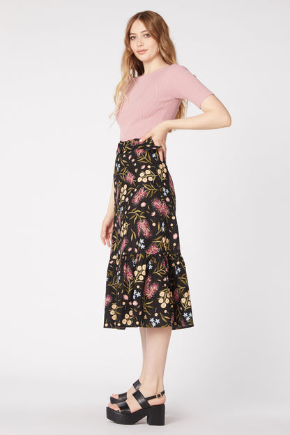 Princess Highway - Bottle Brush Skirt - black