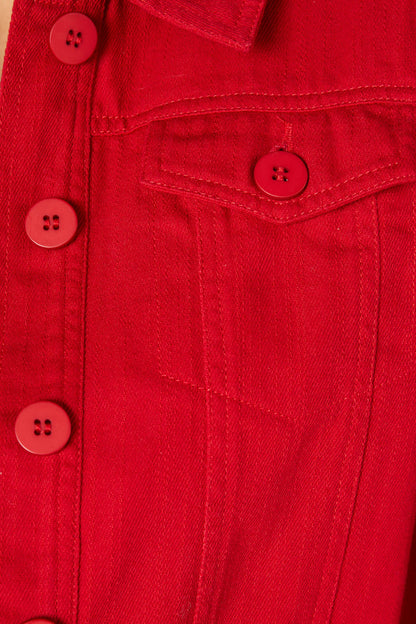 Princess Highway - Holly Drill Jacket - red