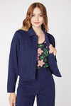Princess Highway - Holly Drill Jacket - navy