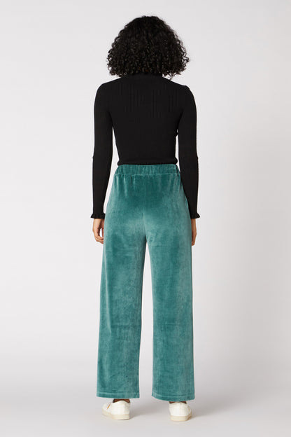 Princess Highway - Harlow Velour Pant - teal