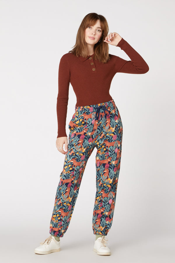 Princess Highway - Foxy Garden Track Pants - navy