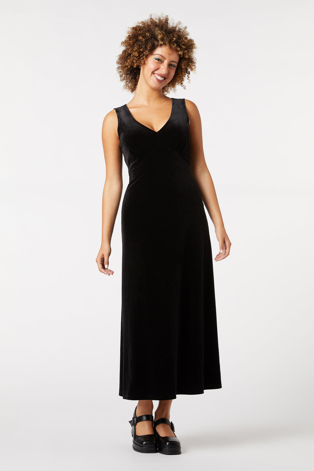 Princess Highway - Roxy Velvet Dress - black