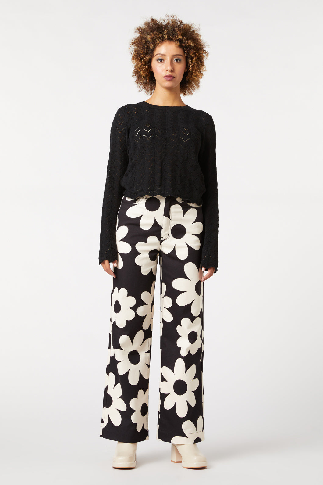 Princess Highway - Samantha Knit Top - black
